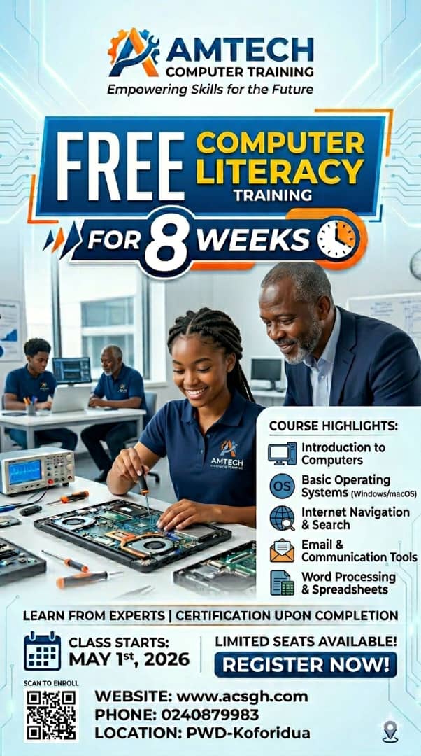 computer training school in Koforidua, Ghana