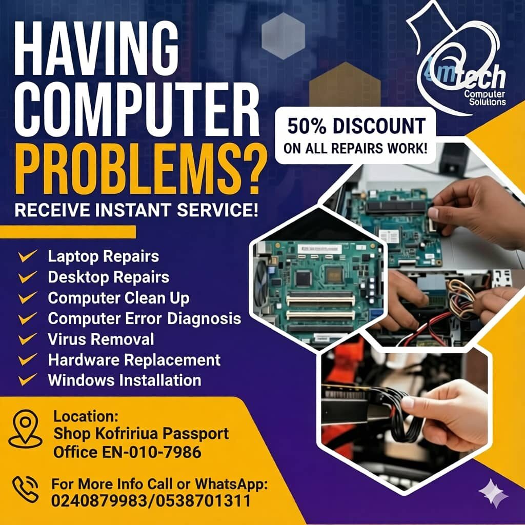 computer training school in Koforidua, Ghana